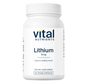 Vital Nutrients Lithium (Oratate) 5mg