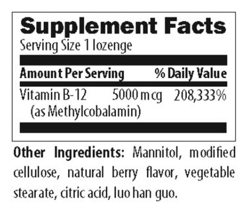 Designs for Health Vitamin B12 Lozenges