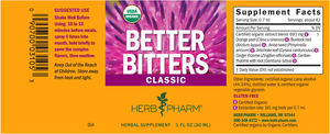Herb Pharm Better Bitters Classic 1oz