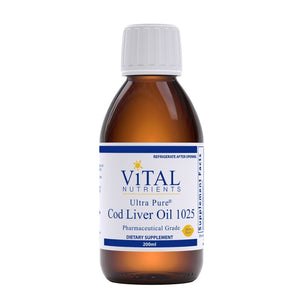 Vital Nutrients Ultra Pure Cod Liver Oil 1025