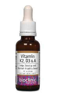 Bioclinic Naturals Vitamin K2, D3 and A
