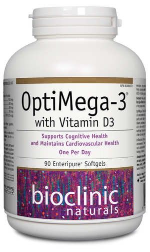 Bioclinic Naturals OptiMega-3 with Vitamin D3