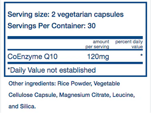 Vital Nutrients Co Enzyme Q 10 60mg