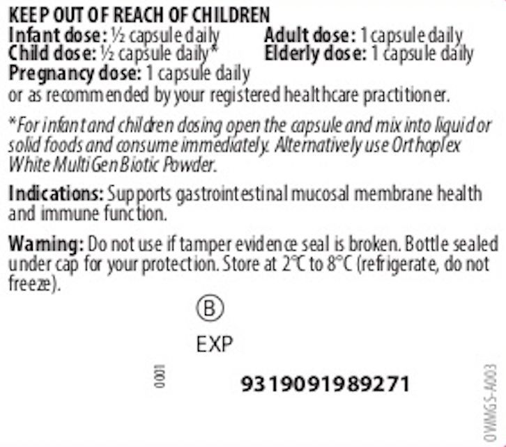 Orthoplex White MultiGen Biotic – Integrated Nutraceuticals Ltd.
