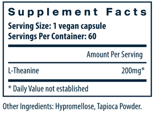 Vital Nutrients L-Theanine 200mg
