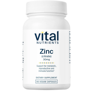 Vital Nutrients Zinc (Citrate) 30mg