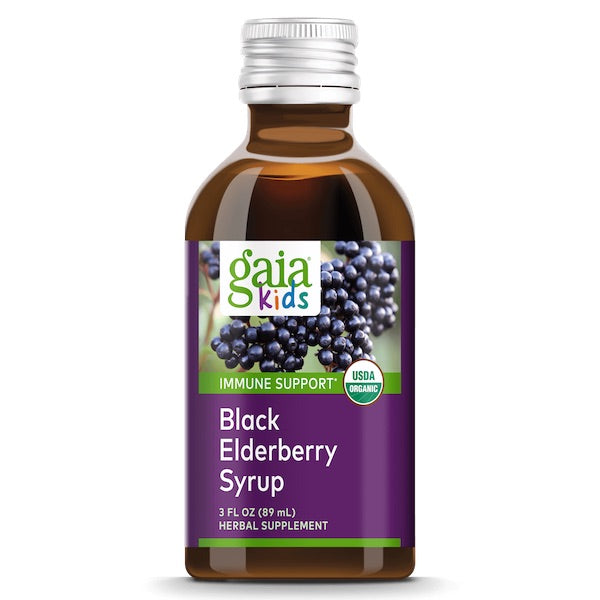 Gaia Herbs for Kids Black Elderberry Syrup