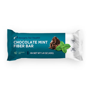 Designs for Health Chocolate Mint Fiber Bar