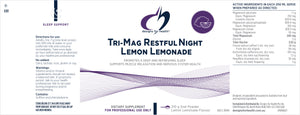 Designs for Health Australia Tri-Mag Night 210 - Restful Night Lemonade
