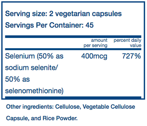 Vital Nutrients Selenium 200mcg