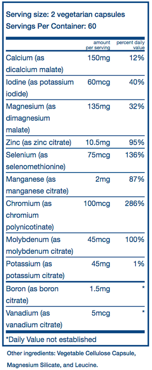 Vital Nutrients Multi Minerals Citrate Formula