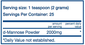 Vital Nutrients Mannose Powder