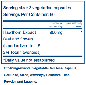 Vital Nutrients Hawthom Extract 450mg (VN)