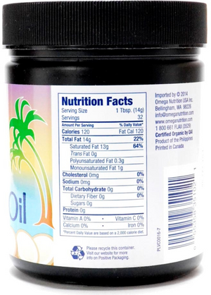 Omega Nutrition Virgin Coconut Oil