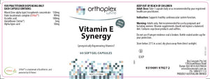 Orthoplex White Vitamin E Synergy