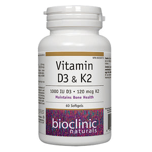 BioClinic Natural Vitamin K & D SG 60's