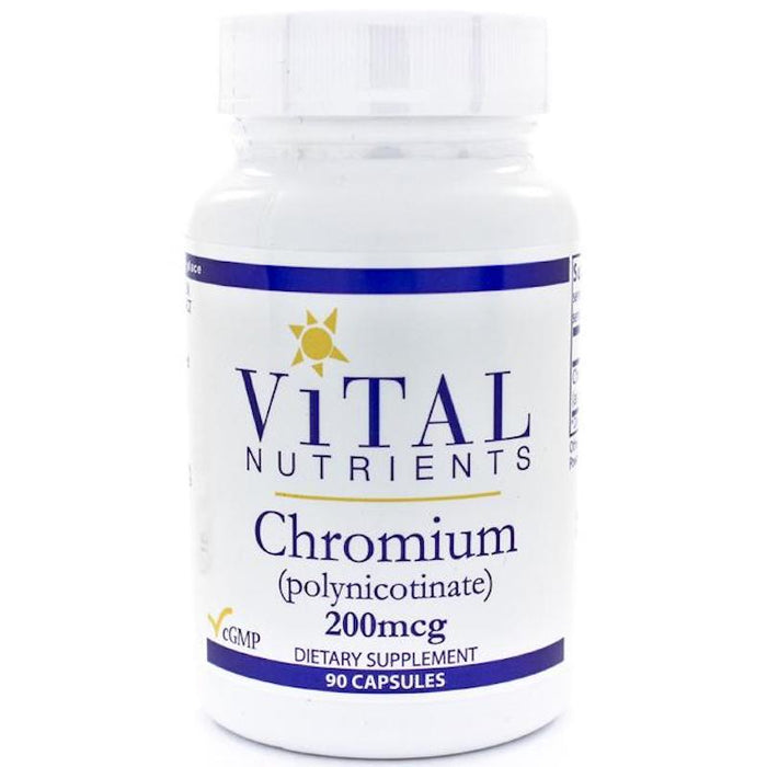 Vital Nutrients Chromium Polynicnitinate 200mcg