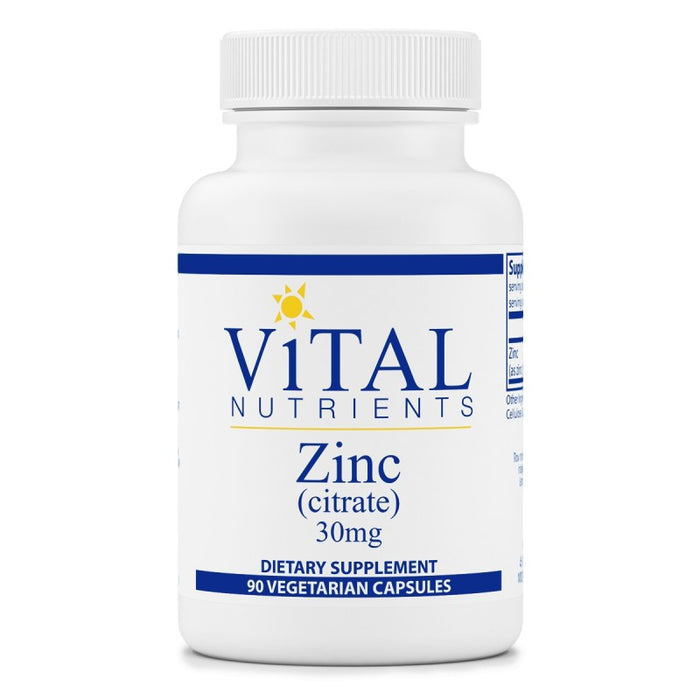Vital Nutrients Zinc (Citrate) 30mg