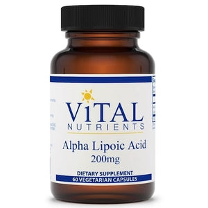 Vital Nutrients R-Form Lipoic Acid 200mg